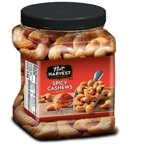 Nut Harvest Cashews Spicy 24oz