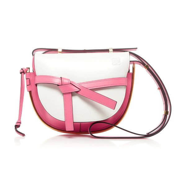 Gate Small Two-Tone Leather Bag