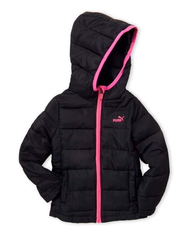 (Toddler Girls) Hooded Quilted Jacket