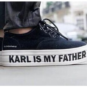 ELEVEN PARIS Karl Is My Father Platform Sneakers @ Saks Off 5th