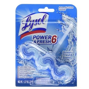 Lysol Power & Fresh 6 Automatic Toilet Bowl Cleaner, Ocean fresh , 1.37 Ounce