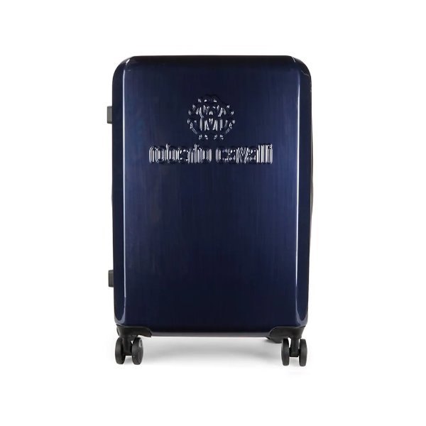 24-Inch Logo-Embossed Expandable Spinner Suitcase