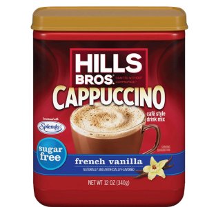 Hills Bros 无糖香草卡布奇诺速溶咖啡 12oz 可冲泡28杯