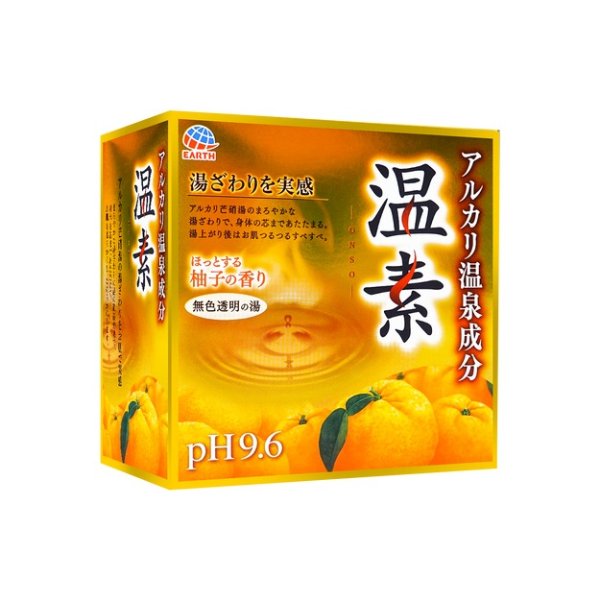 日本EARTH制药 温泉成分 柚子香味沐浴盐 15包 | 亚米