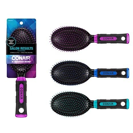 Conair Pro Hair Brush with Wire Bristle, Cushion Base