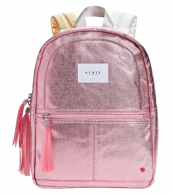 Mini Kane Kids Travel Backpack - Pink / Silver