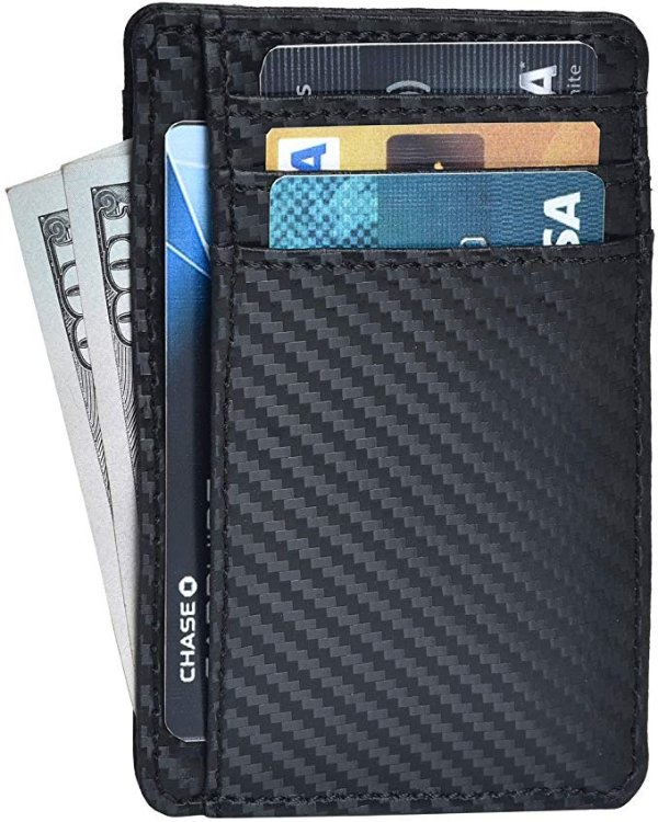 Clifton Heritage Leather Wallets for Men & Women – RFID Blocking Super Slim Minimalist Design Front Pocket Wallet