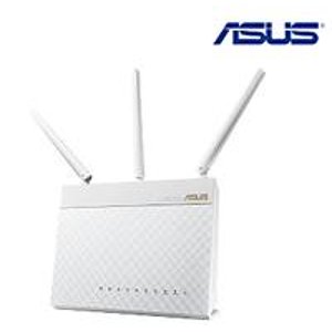 Asus AC68W 802.11ac Dual-Band Wireless Router(White version of AC68U) + Linksys WUMC710 AC1300 Media Bridge 