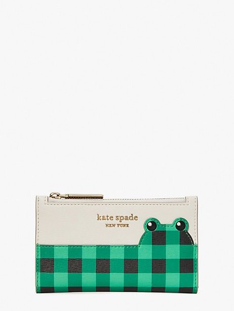hoppkins frog small slim bifold wallet