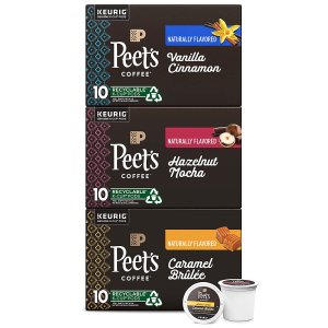 Peet's Coffee, Flavored Coffee K-Cup Pods 30 Count
