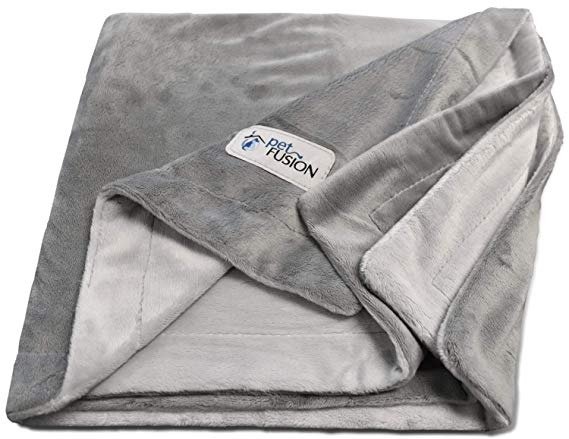 Premium Pet Blanket, Multiple Sizes for Dogs & Cats. [Reversible Micro Plush]. 100% Soft