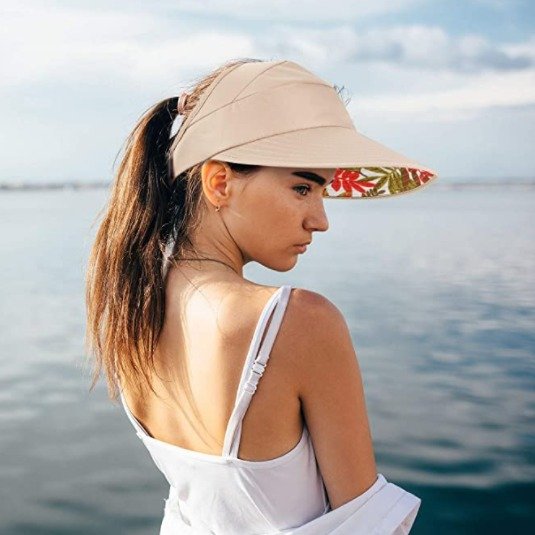 Wide Brim Sun Hat UV Protection Caps for Women