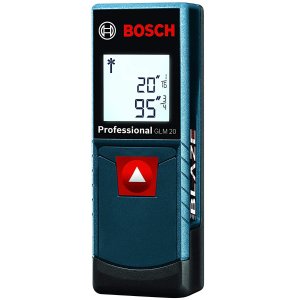 Bosch GLM 20 Compact Blaze Laser Distance Measure, 65'