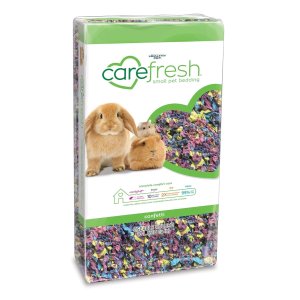 Carefresh 99% Dust-Free Confetti Natural Paper Small Pet Bedding with Odor Control, 10 L