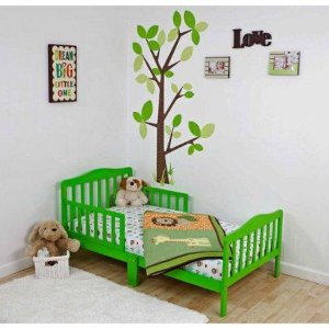 Dream On Me Classic Design Toddler Bed, Lime Green