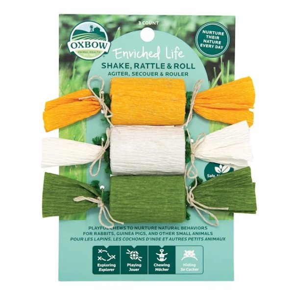 Enriched Life Shake, Rattle & Roll Chew for Rabbits, Count of 3 | Petco