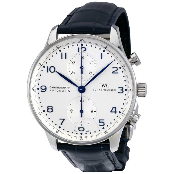 Portuguese Chronograph Automatic White Dial Men's Watch IW371446