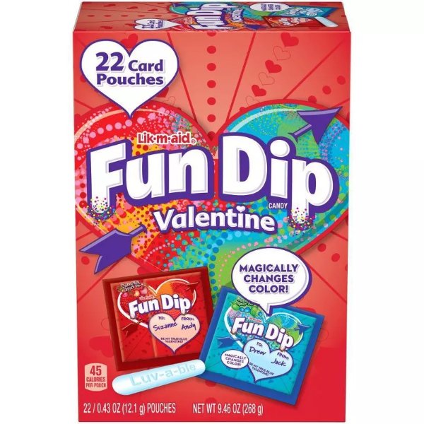 Valentine&#39;s Day Exchange Candy &#38; Card Kit - 9.46oz/22ct