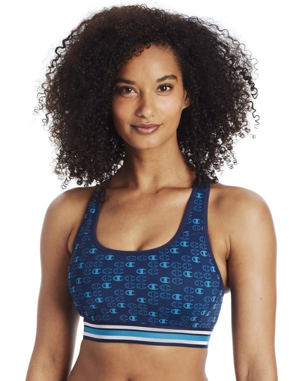 The Absolute Workout Sports Bra, All Over Logo