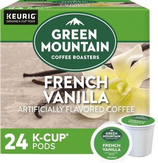 - French Vanilla Coffee, Keurig Single-Serve K-Cup pods, Light Roast, 24 Count