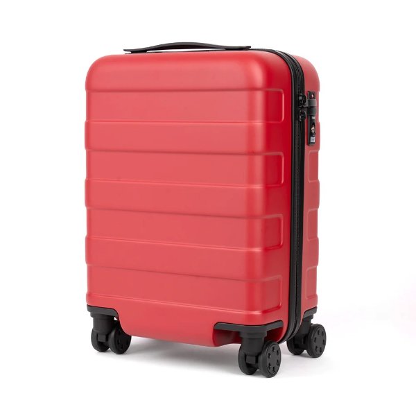 Adjustable Handle Hard Shell Suitcase 36L - Red | Carry-On
