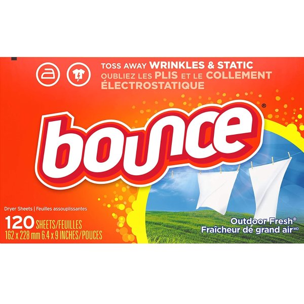 Bounce 清香衣物烘干纸 120张