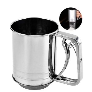Snowyee Flour Sifter, for Baking Stainless Steel 3 Cup