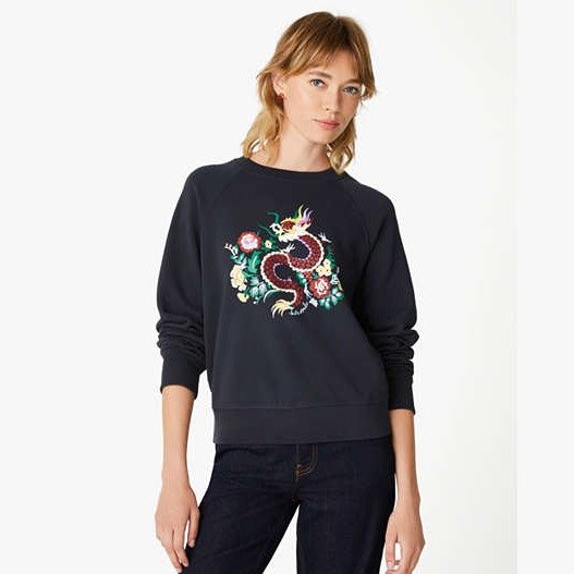 Dragon Floral Sweatshirt