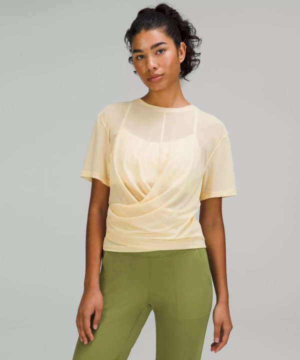 Lightweight Mesh Reversible Yoga T-Shirt | Women's Short Sleeve Shirts & Tee's | lululemon