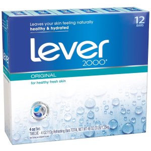 Lever 2000 Bar Soap, Original 4 oz, 12 Bar Twin Pack