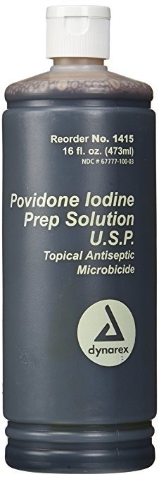 D1415 Povidone Iodine Prep Solution USP, 16 Fluid Ounce
