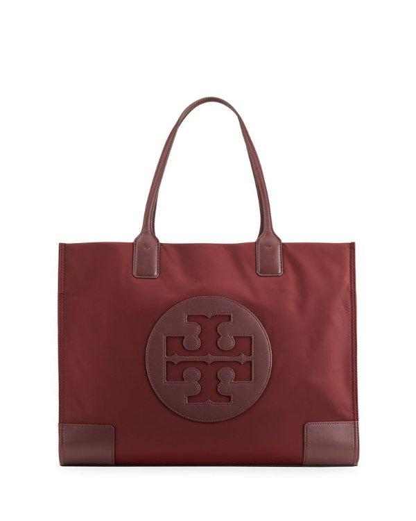 Ella Nylon Logo Tote Bag