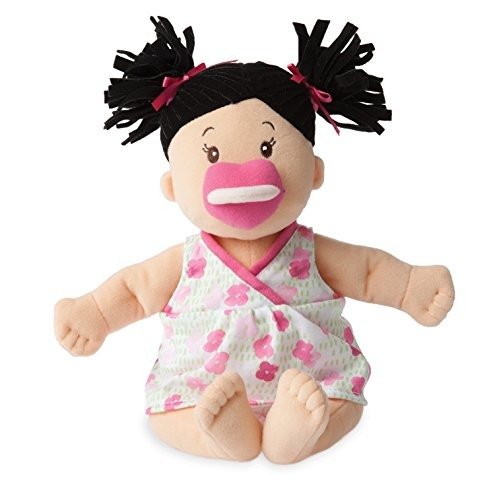 Baby Stella Brunette Soft First Baby Doll, 15-Inch