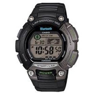  Casio Men's Omni Sync Sports Bluetooth-Enabled Smart Watch STB1000-1CF