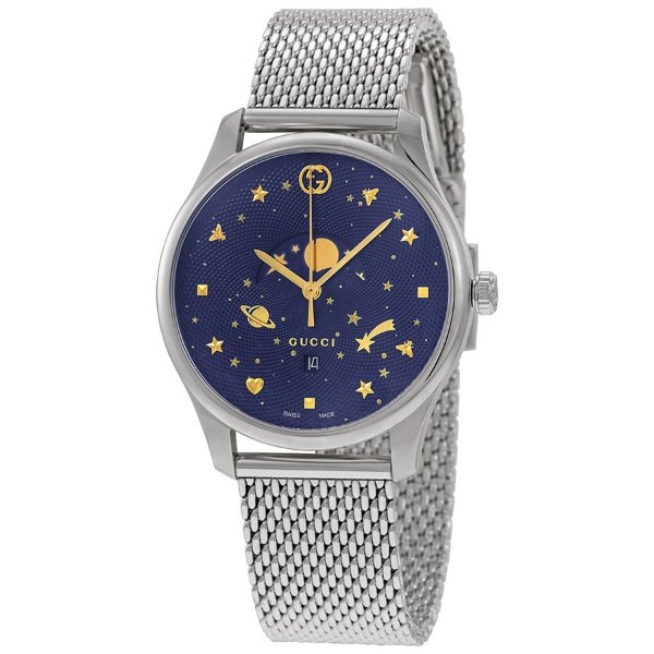 G-Timeless Blue Motifs Dial Men's Watch G-Timeless Blue Motifs Dial Men's Watch
