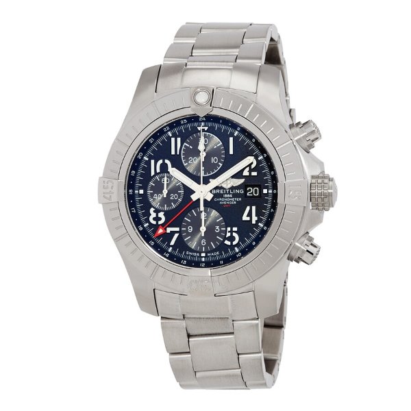 Avenger Chronograph GMT Automatic Chronometer Black Dial Men's Watch A24315101B1A1