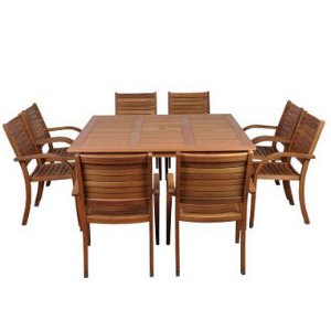 Amazon.com精选木质庭院桌椅套装促销