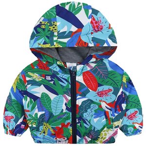 Hstyle Toddler Spring Fall Windbreaker with Hoods