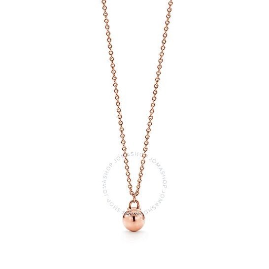 Tiffany 18k Rose Gold Pendant Necklace