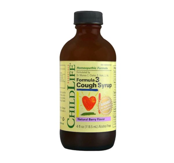 Formula 3 Cough Syrup Natural Berry -- 4 fl oz