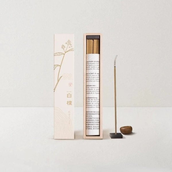 Incense Sticks White Sandalwood-Made in Japan (40 Sticks)