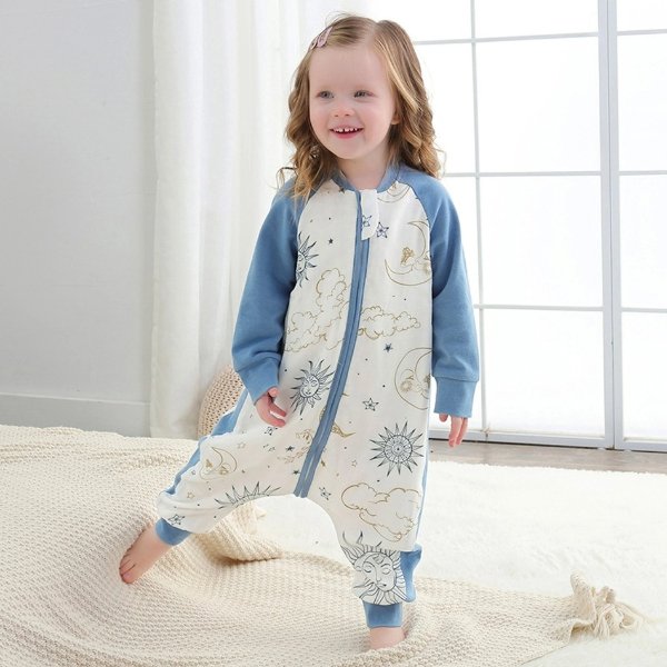 Baby Cotton Long-sleeved Sleeping Bag For Baby Newborn Infants and Toddlers Anti-kick Quilt