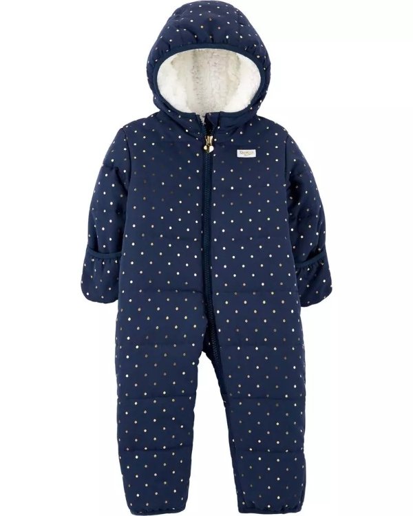 婴儿、幼童保暖连体服