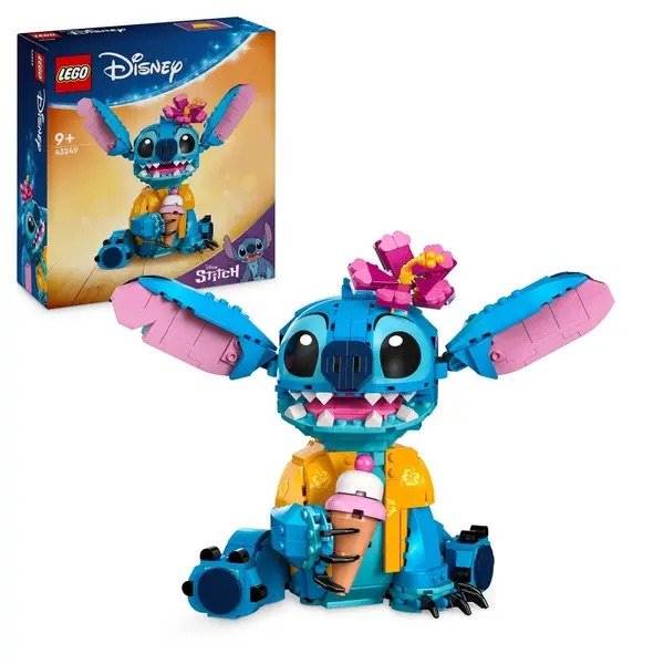 | Disney Stitch Buildable Kids’ Toy Playset with Ice-Cream Cone 43249