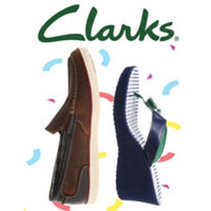 Clarks 男，女儿，童鞋履热卖