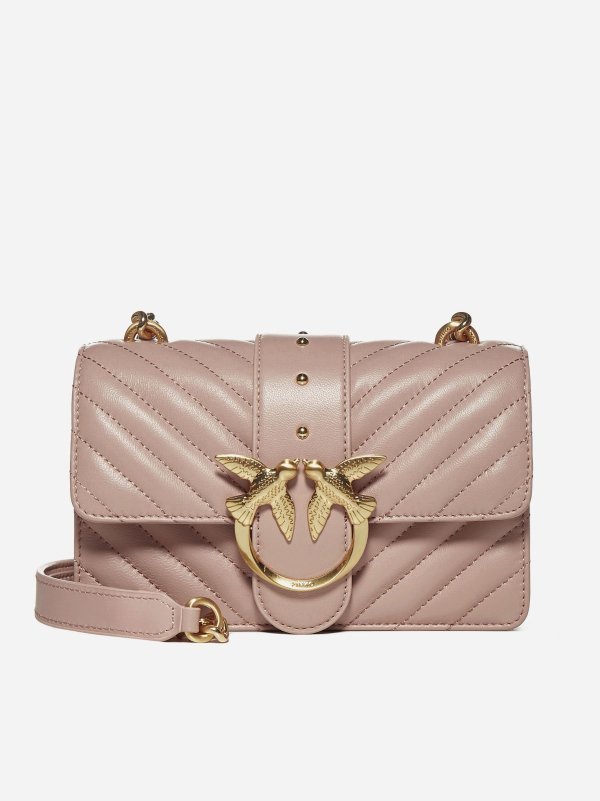 Love Mini Icon V quilted leather bag