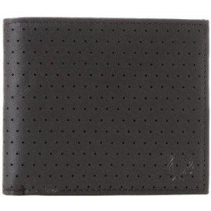 Fred Perry Men&#39;s Perforated Billfold Wallet, Black