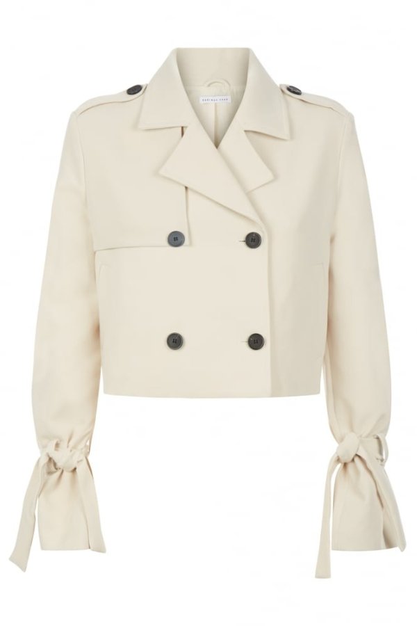 Endless Rose Cropped Trench Jacket