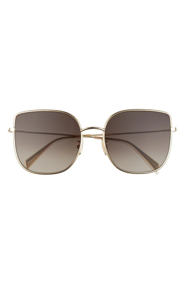 59mm Gradient Flat Front Butterfly Sunglasses