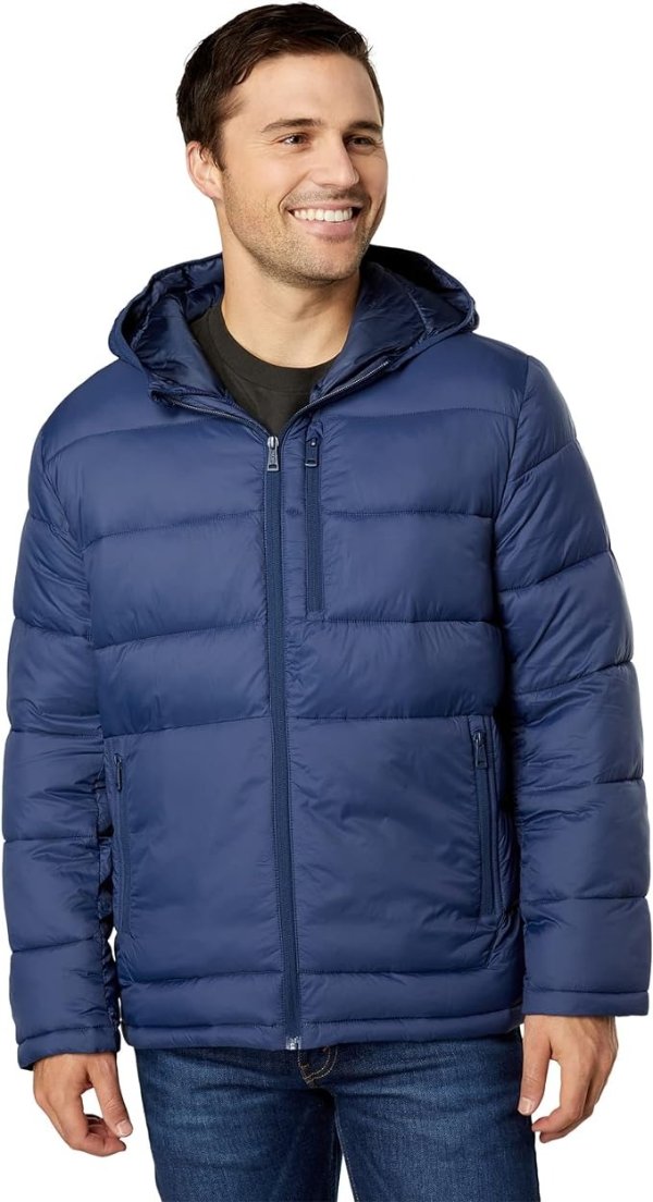 Men's Hooded Nylon Puffer Jacket